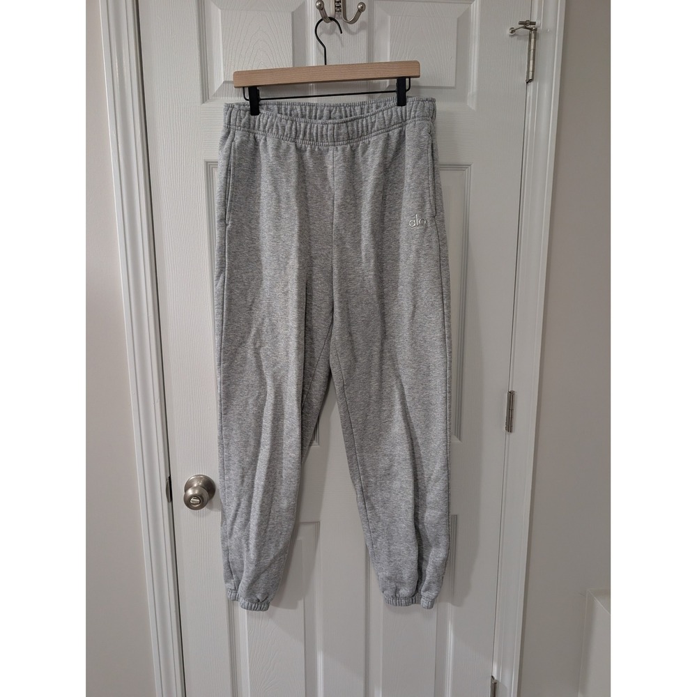 ALO, Accolade Sweatpant Jogger, Wmns Large, Heather Gray, Activewear Athleisure